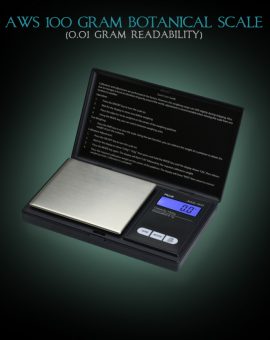 AWS 100 gram Botanical Scale - 0.01 gram Readability