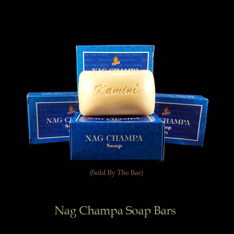 Nag Champa Incense Scented Natural Soap Bars, Kamini